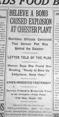 Eddystone Disaster of 1917