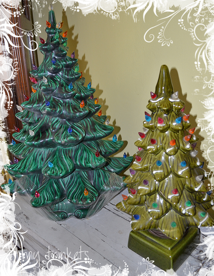 My Trinkets Porcelain Christmas trees