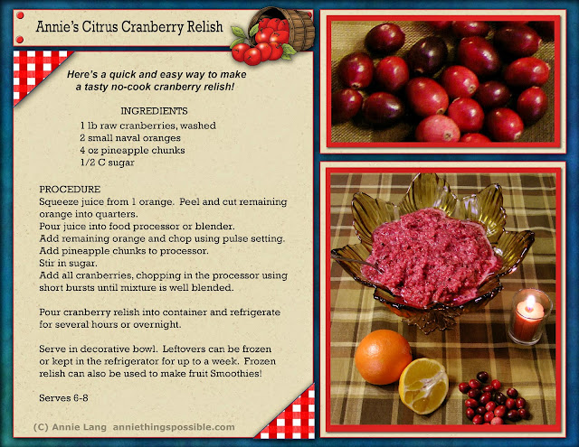 Just Click the image for full size recipe card created by Annie Lang