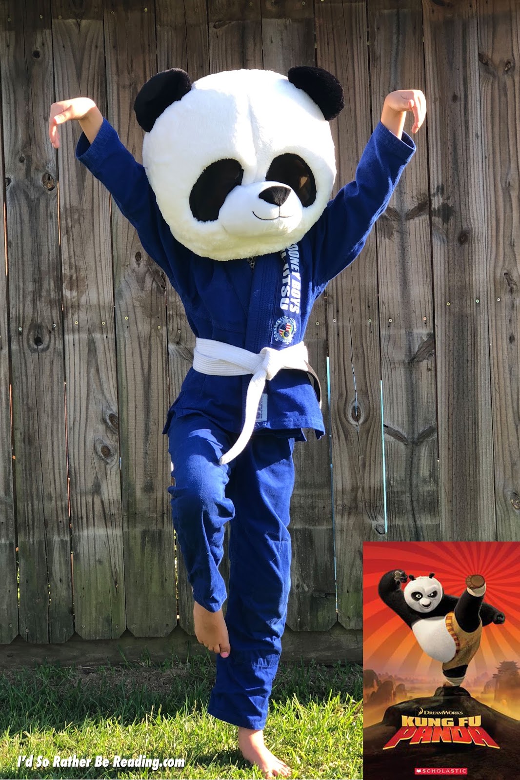 I'd So Rather Be Reading: Quick Character Costume: Kung Fu Panda