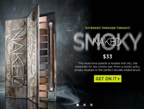Urban Decay 50% Off Naked Smoky Eyeshadow Palette Urban Decay 50% Off Naked Smoky Eyeshadow Palette
