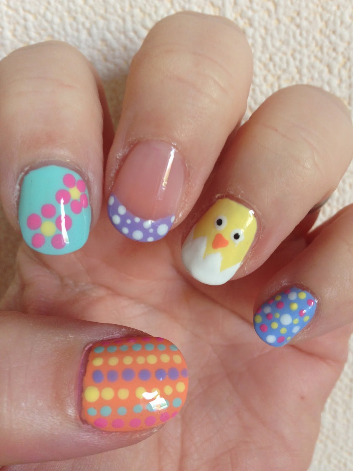 Easy Easter and Spring Nail Looks | Mammaful Zo: Beauty, Life, Plus ...