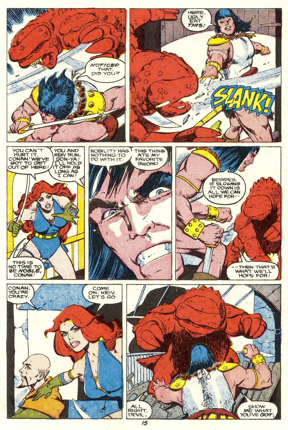 Read online Conan the Barbarian (1970) comic -  Issue #204 - 16