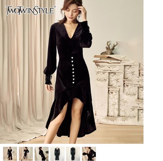 Dark Maroon Dress - Used Vintage Clothing Online