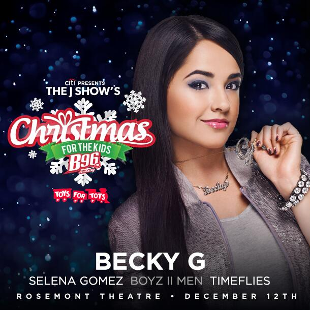 Becky G Argentina Becky se presentara en "The J Show’s Christmas for the Kids"