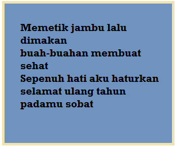 Pantun Gokil Ulang Tahun