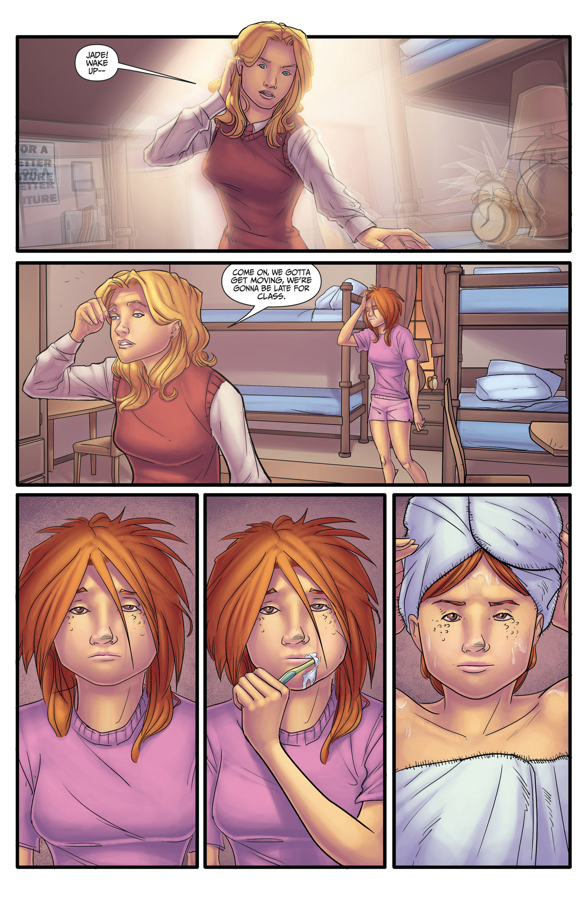 Read online Morning Glories comic -  Issue #10 - 16