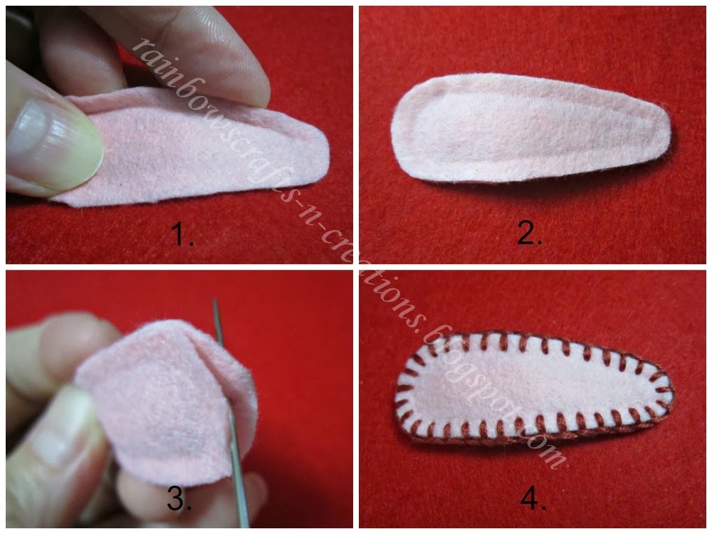 Rainbow's Crafts and Creations How to make an animal hair clip