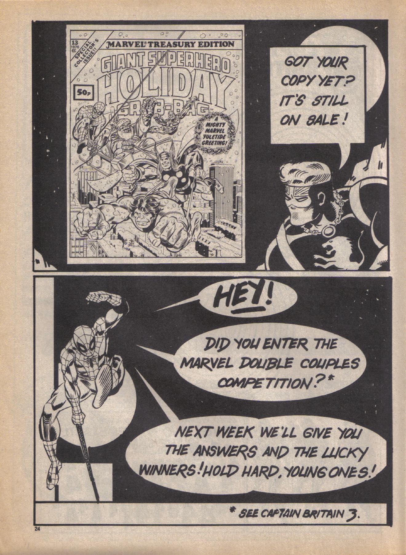 Read online Captain Britain (1976) comic -  Issue #13 - 24
