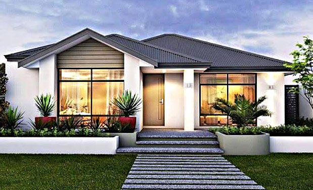 8 Contoh Desain  Rumah  Minimalis  Biaya  100 Juta Terbaru dan Modern