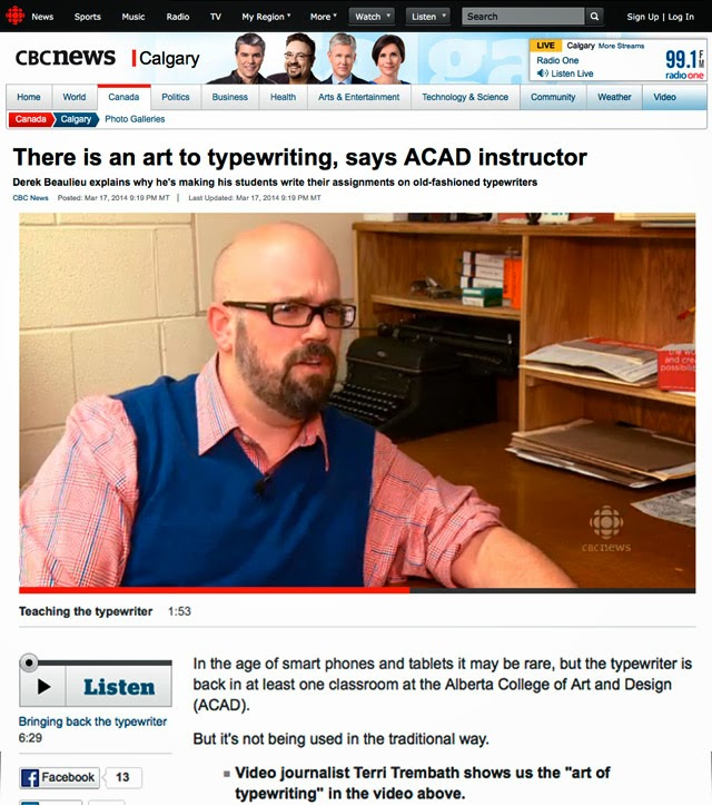http://www.cbc.ca/news/canada/calgary/there-is-an-art-to-typewriting-says-acad-instructor-1.2576550