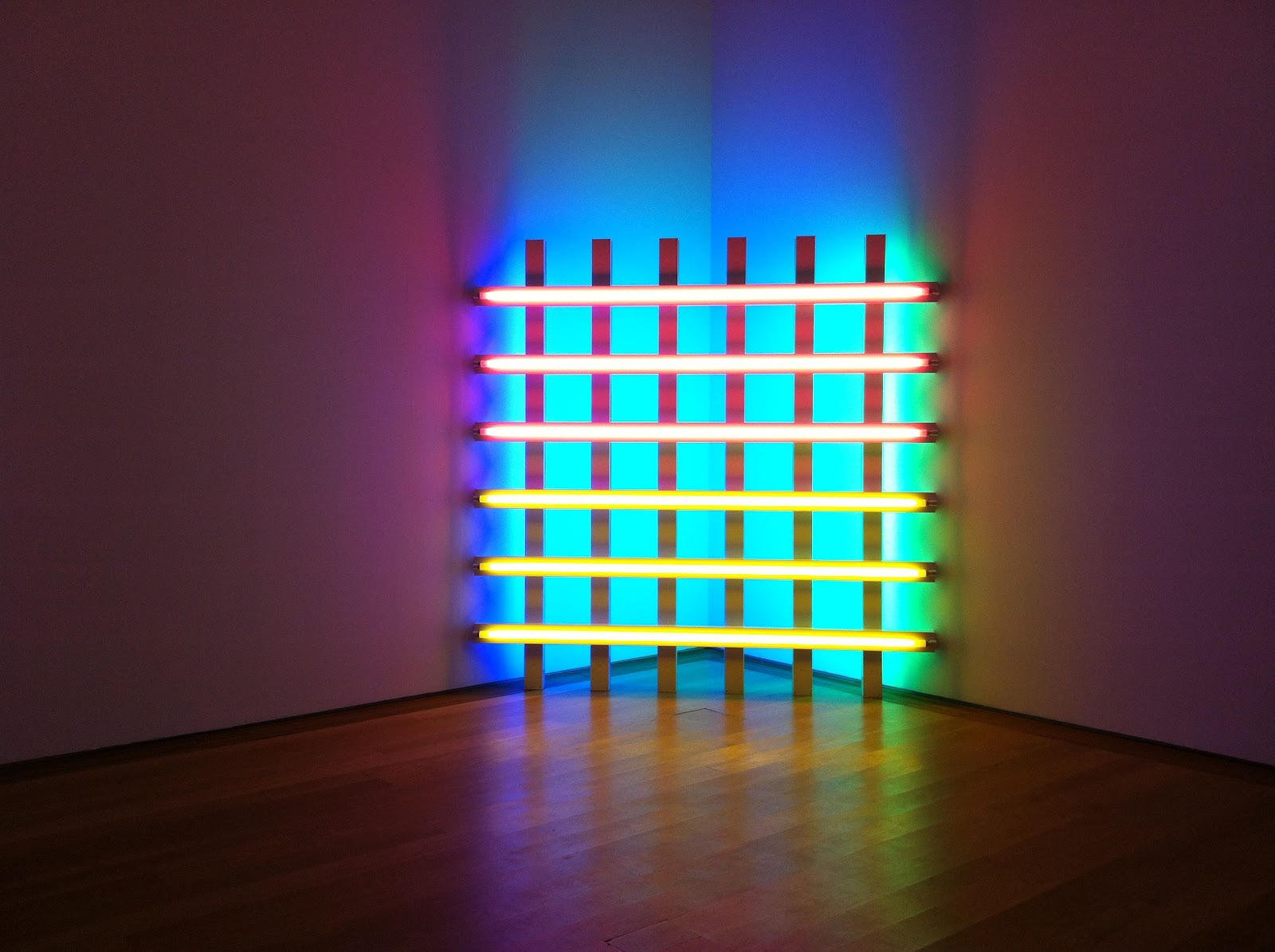 Exposition Art Blog Installations from fluorescent light fixtures Dan
