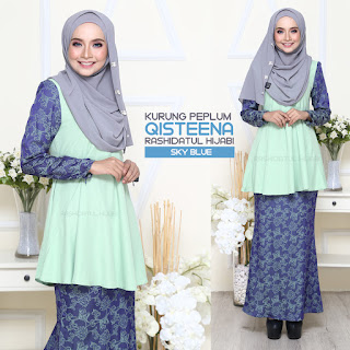 Baju Raya Terkini 2017 - Moon Couture Baju Peplum Terkini 2017