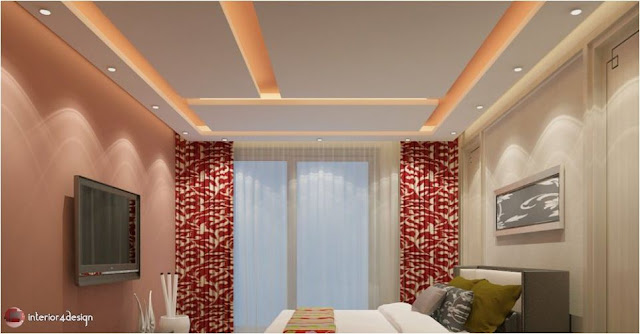 Gypsum Bedroom Designs 13