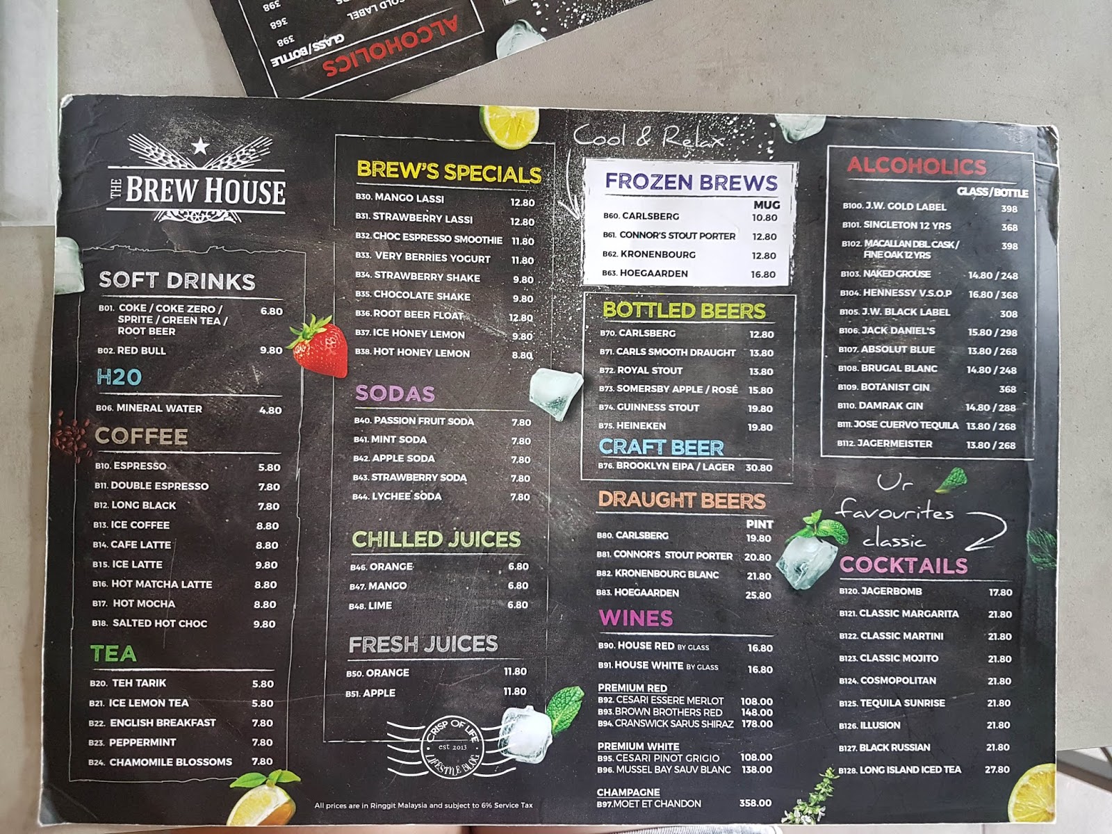 The Brew House Anson Cube Anson Road, Penang Crisp of Life