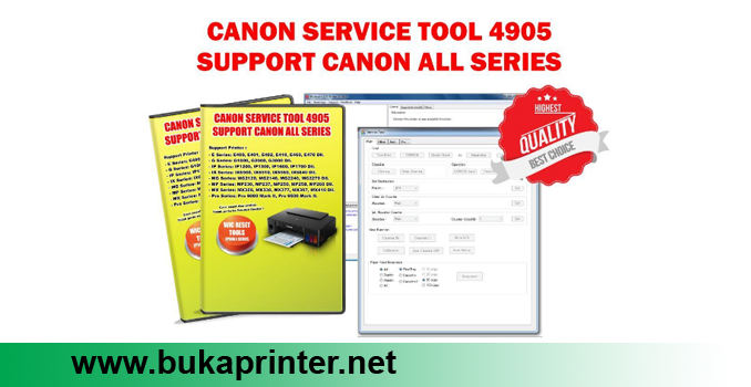 4905 canon download tool service Resetter Canon