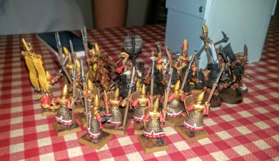Age of Sigmar battle report between Highborn Aelfs and Beasts of Chaos.