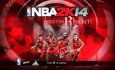 NBA 2K14 Houston Rockets Big 4 Title Screen
