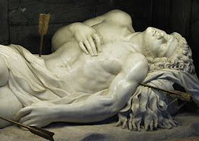 sculpture of Saint Sebastian
