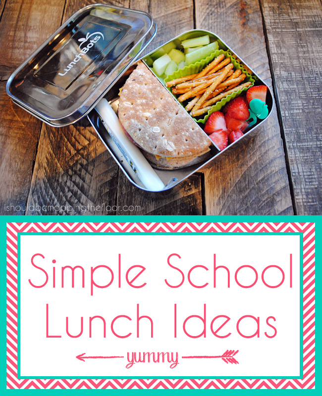 Simple School Lunch Box Ideas {to make sure the lunch box comes home empty}