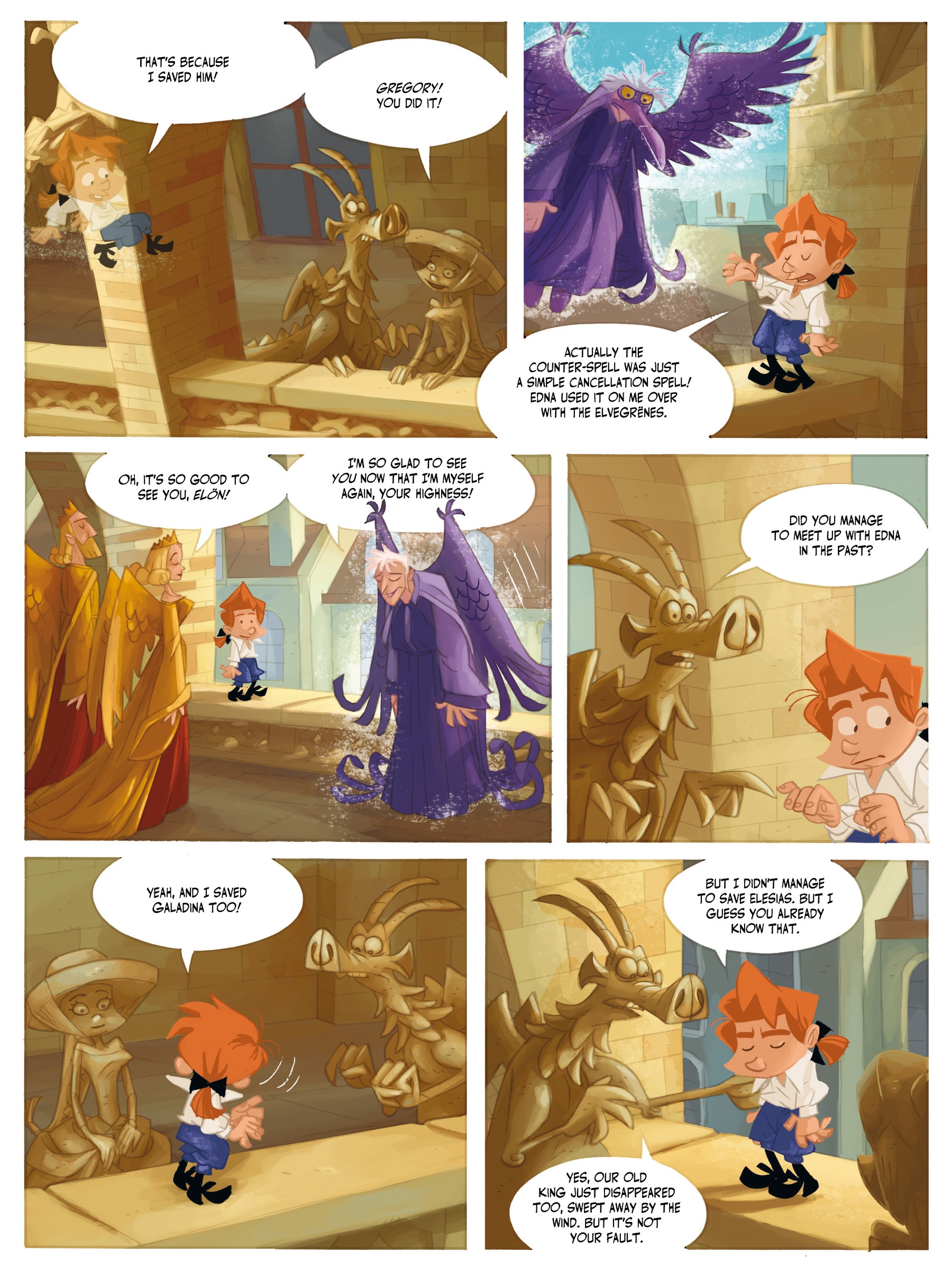 Read online Gregory and the Gargoyles comic -  Issue #3 - 55