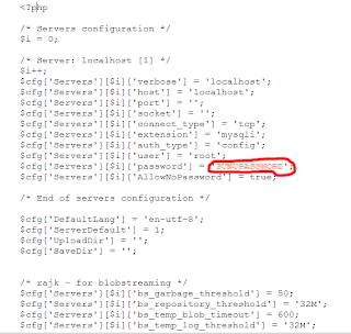 phpmyadmin config file on wampserver phpmyadmin config file on wampserver