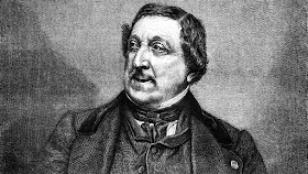 ARTS IN ACTION: Italian composer GIOACHINO ROSSINI (1792 - 1868), whose 1822 opera ZELMIRA will be performed in concert by Washington Concert Opera on Friday, 5 April 2019 [Image from a Nineteenth-Centry engraving]