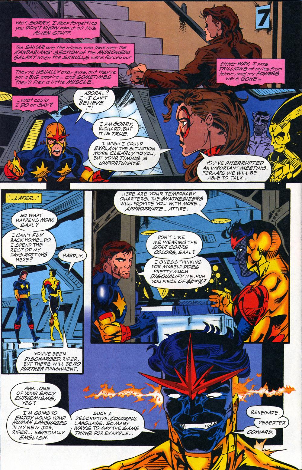 Read online Nova (1994) comic -  Issue #18 - 7