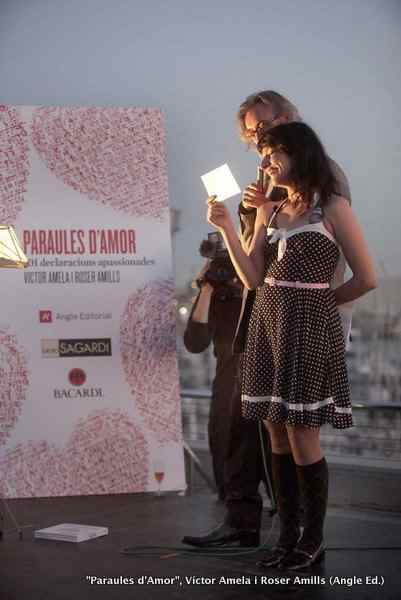 Roser Amills i Victor Amela presentacio Paraules d'Amor