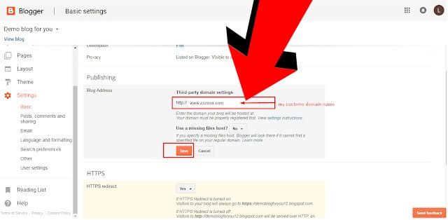Add Custom Domain Name To Blogger Add Custom Domain Name To Blogger