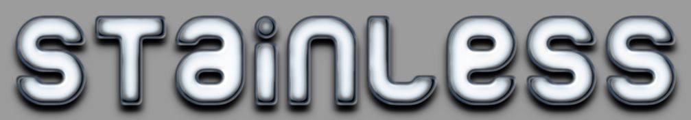 Text Effect Tutorials: A 3D stainless steel text effect