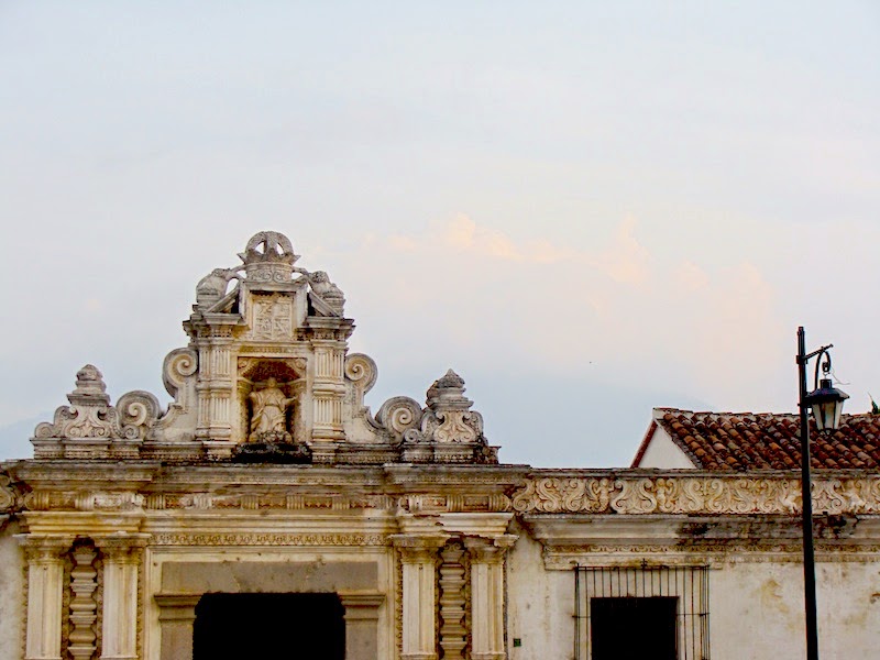 Fachada en Antigua, Guatemala