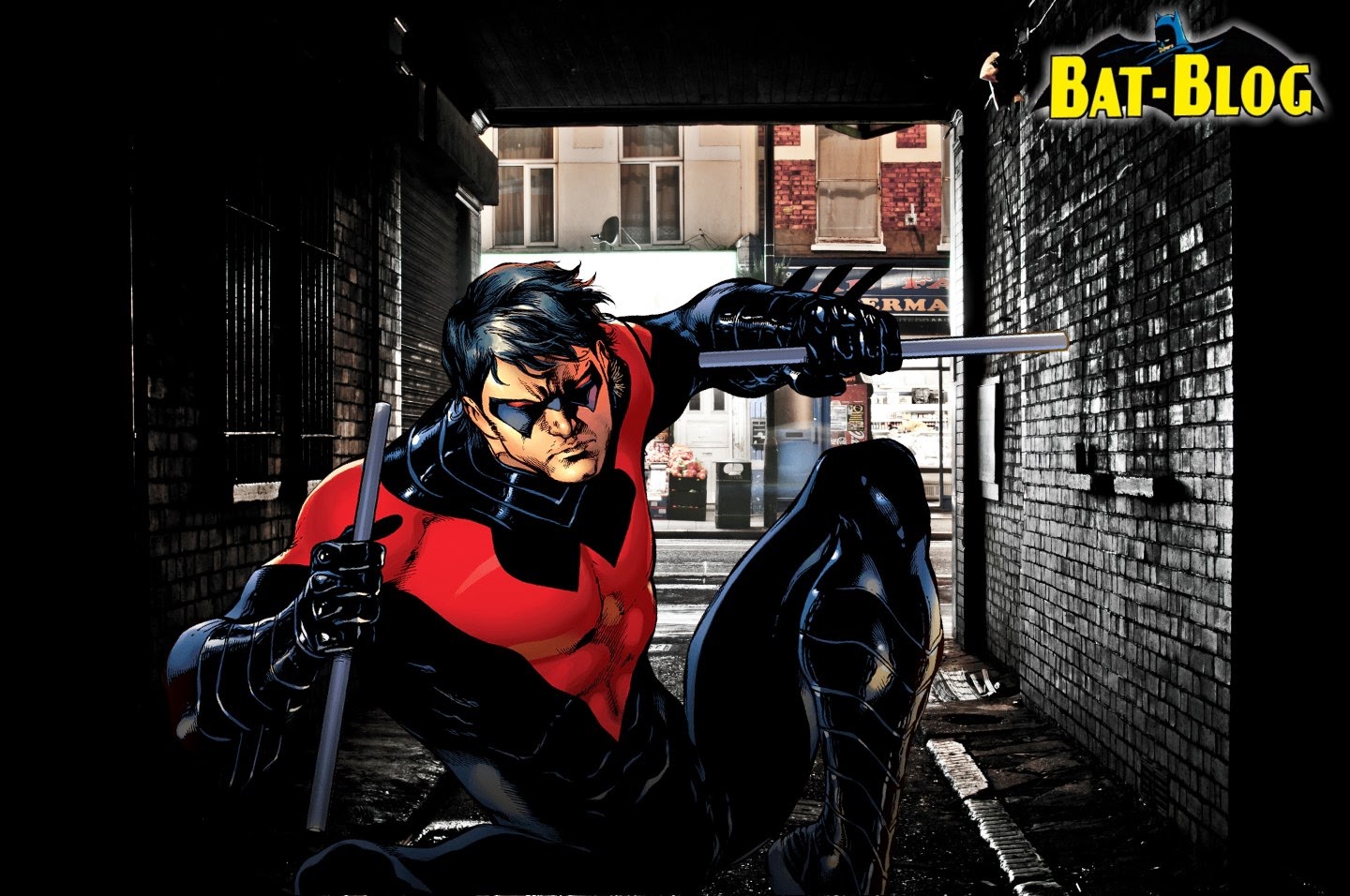 BAT - BLOG : BATMAN TOYS and COLLECTIBLES: New BATMAN COMIC BOOK WALLPAPERS  - Nightwing and Deadshot