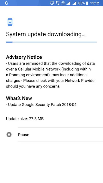 Nokia 8 receiving April Security Patch