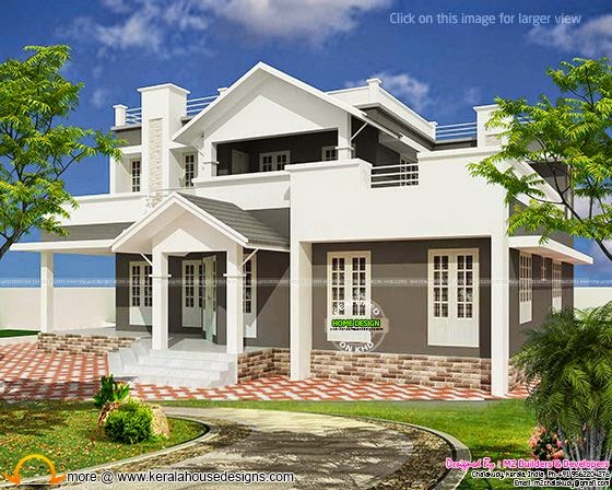 House design by M2 Builders in Chalakudy