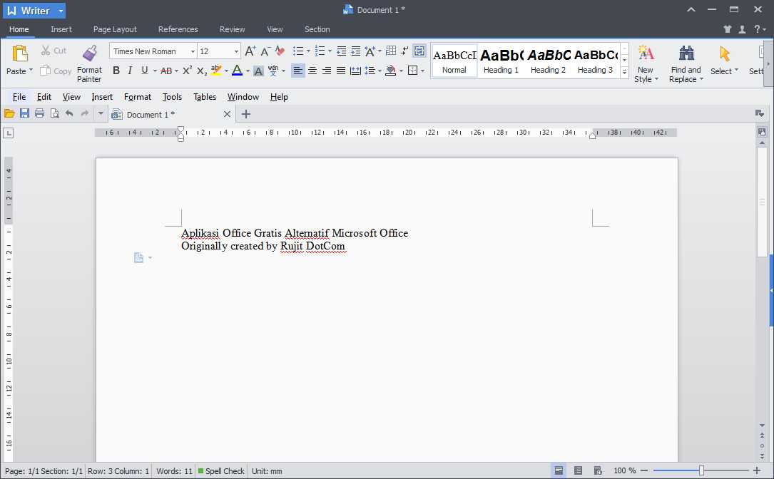 Ilustrasi Kingsoft Office, freeware alternatif untuk menggantikan Microsoft Office