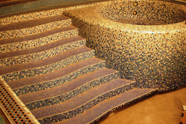 mosaic pool tiles