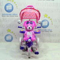pmb beruang sepeda roda tiga anak