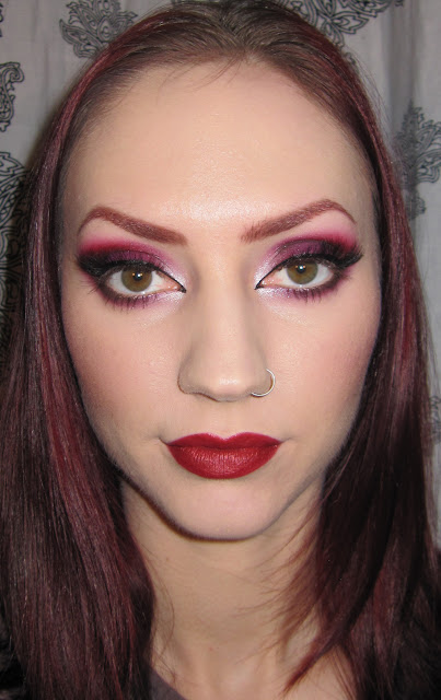 Glitter is my Crack: Purple and Red Dramatic Valentine's Day Eye Makeup ...