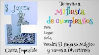 Invitación a cumpleaños. Carta imposible