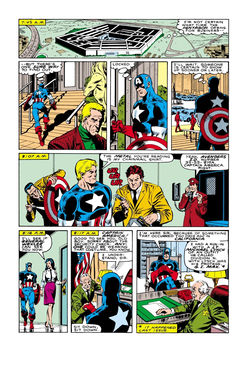 Read online Captain America (1968) comic -  Issue #332 - 5