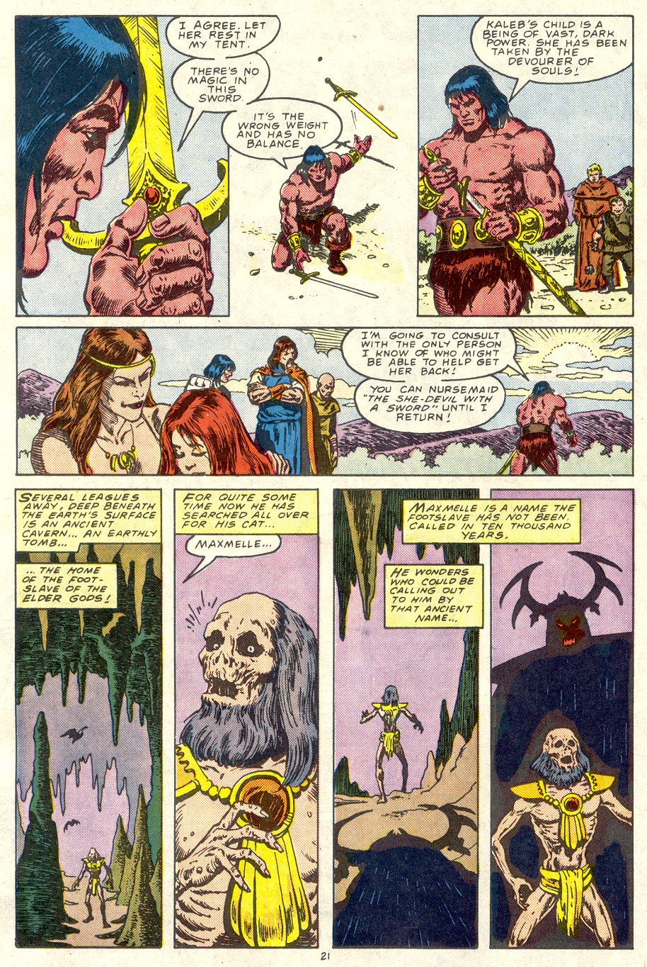 Read online Conan the Barbarian (1970) comic -  Issue # Annual 12 - 22