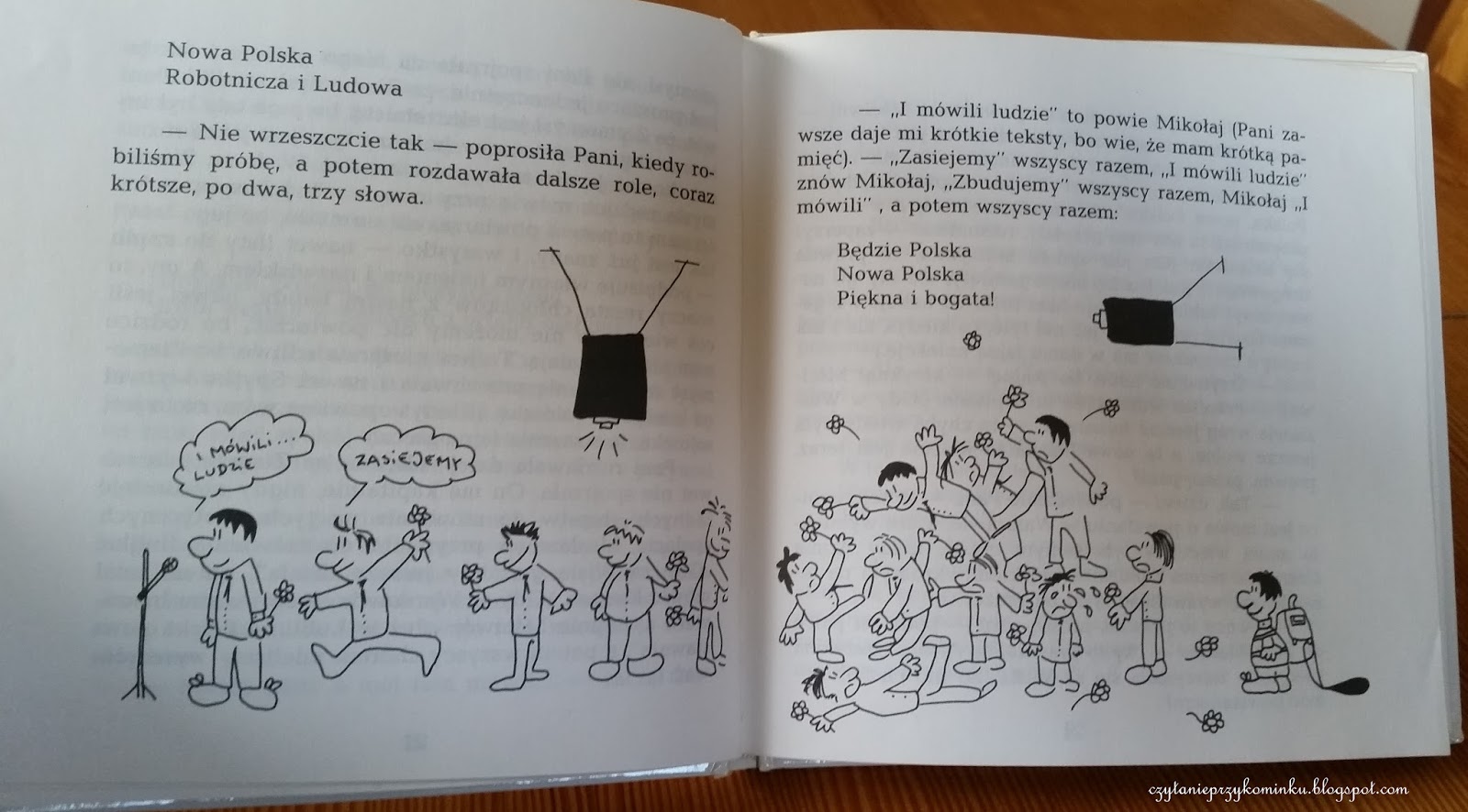 Czytanie Przy Kominku I Nie Tylko Mikołajek W Szkole Prl