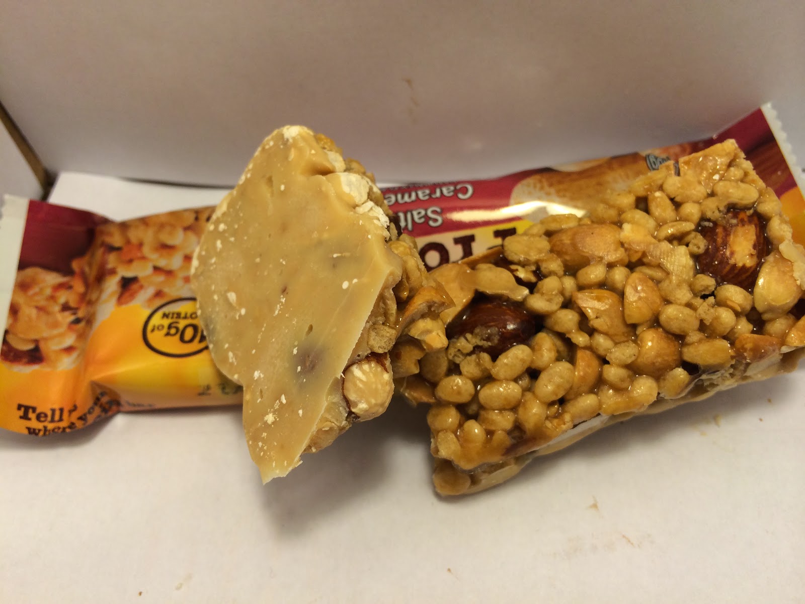 Crazy Food Dude Review Nature Valley Salted Caramel Nut Protein Chewy Bar