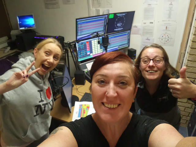 Live on Chorley FM : Wake Up To The Weekend - the girls take over the studio