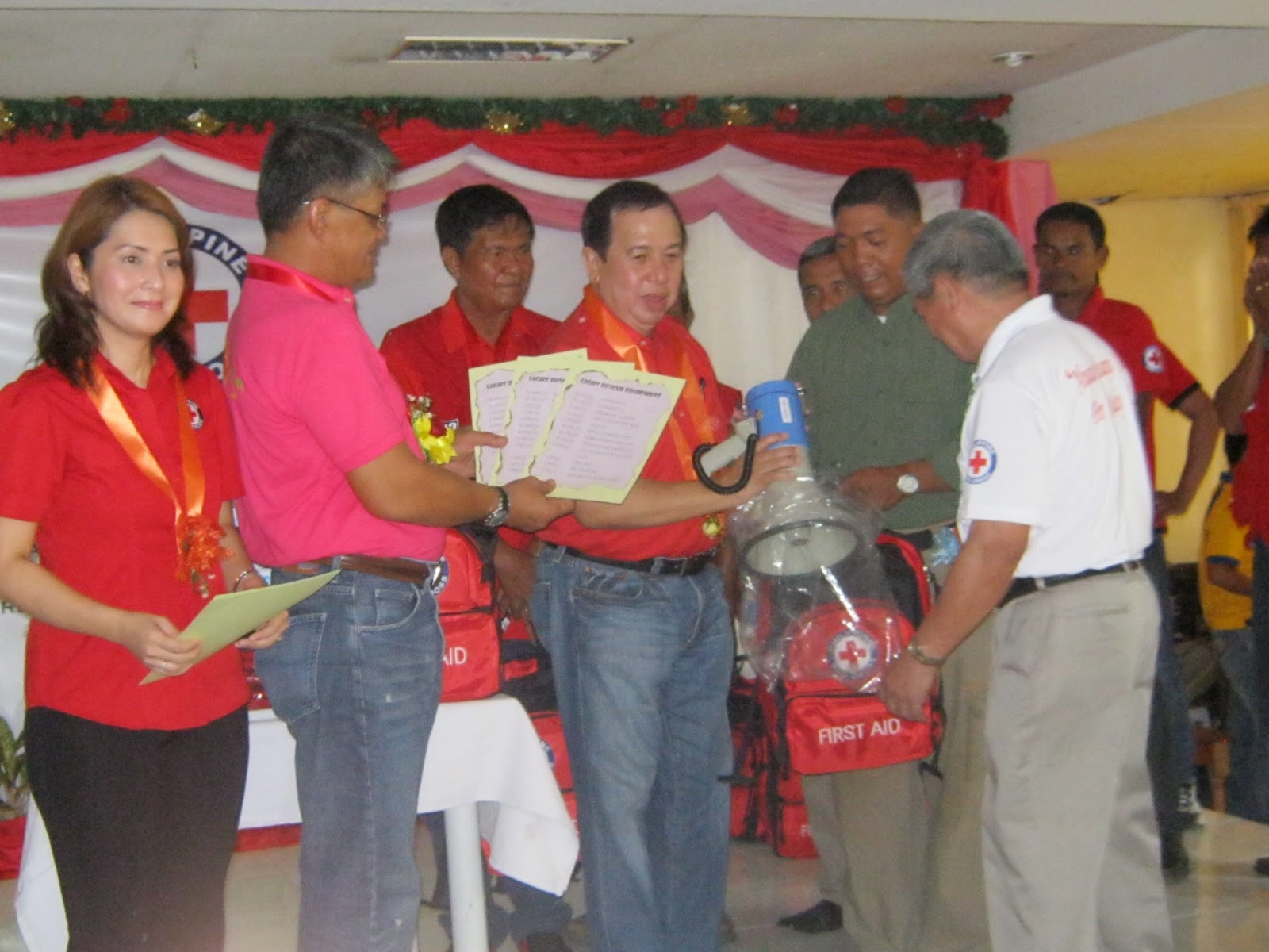 . Phil. Red Cross Chairman & CEO Gov. Richard Gordon with PRC