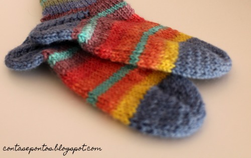 meia de bebé em tricot meia de bebé em tricot