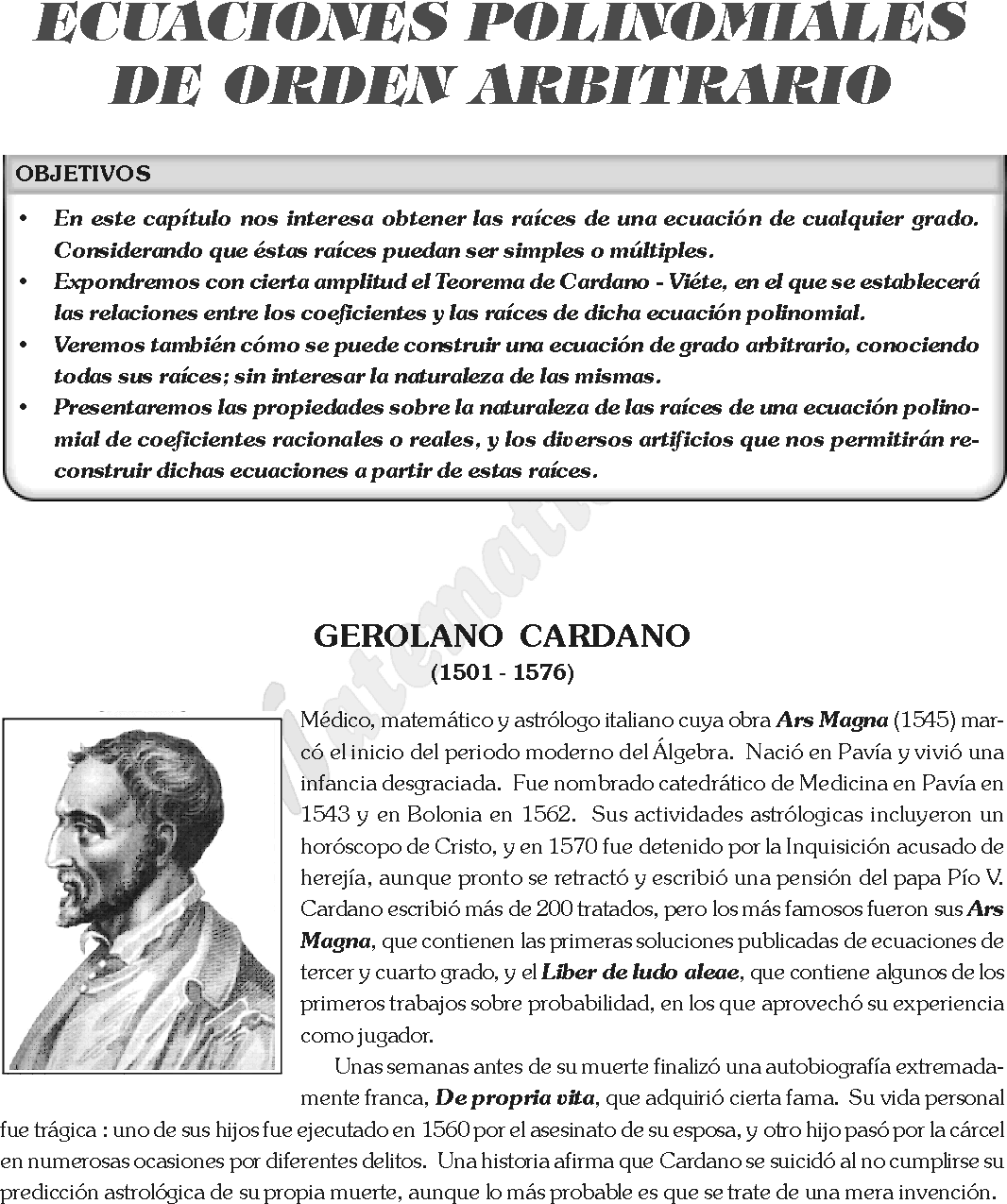 Teorema Fundamental De La Teoria De Galois