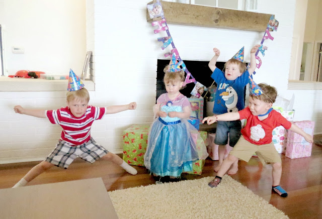 Frozen Themed Birthday Party - Family and the Lake House