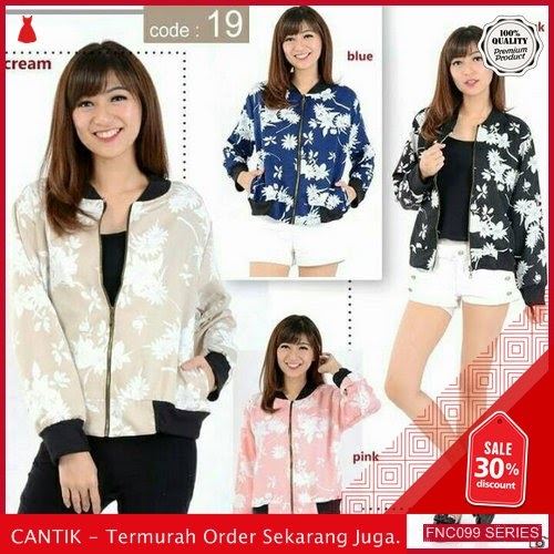 FNC099J59 Jacket Bomber Vicka Babyterri Wanita BMGShop L Serba 40 Ribuan